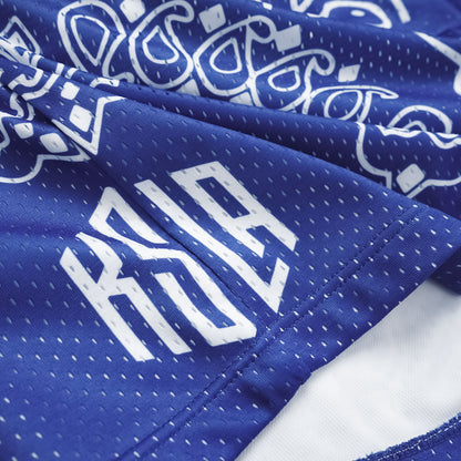 KSLA ROYAL BLUE MESH SHORT - KICKSTOCKSLA