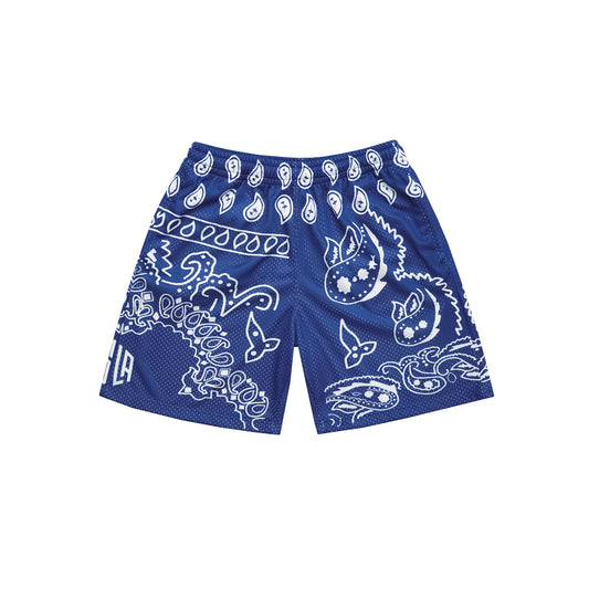 KSLA ROYAL BLUE MESH SHORT - KICKSTOCKSLA