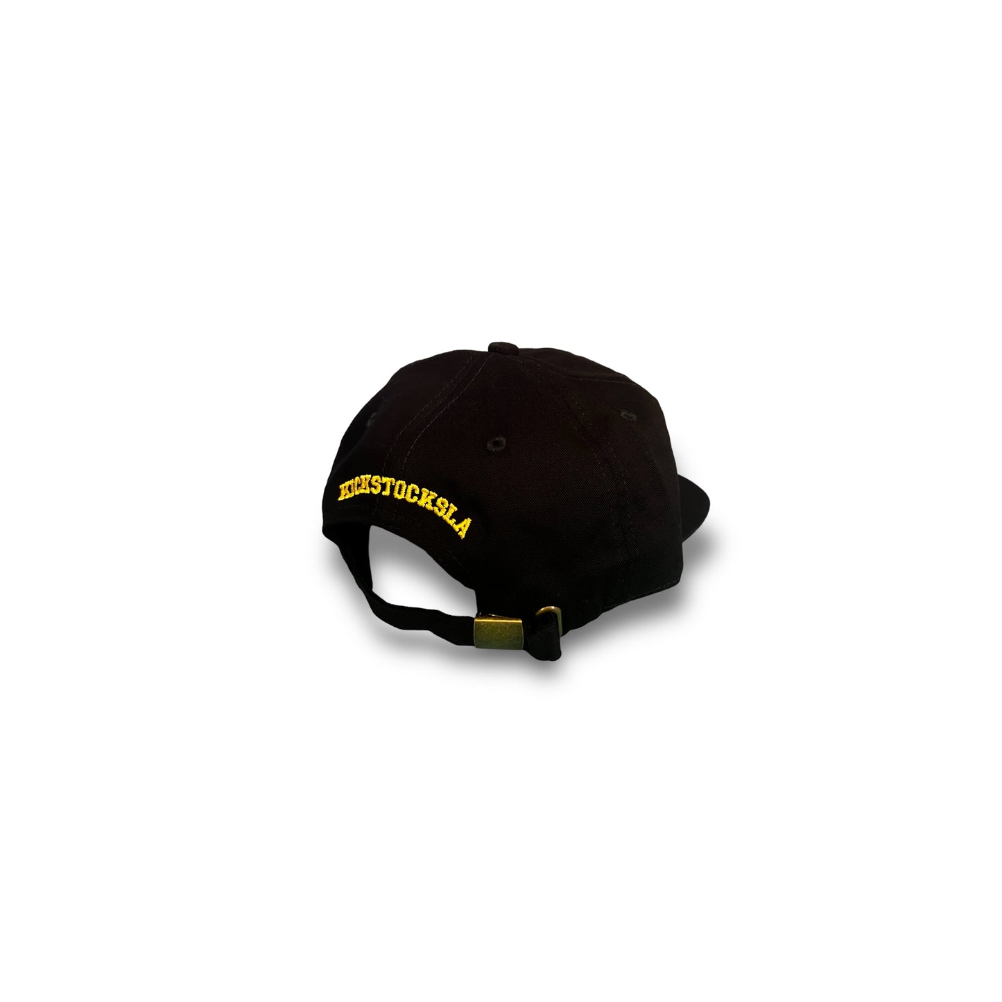 K-Crown 3D Black Strapback - KICKSTOCKSLA