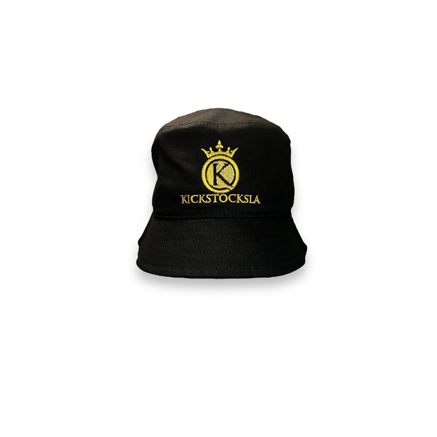 KICKSTOCKSLA Black Bucket Hat - KICKSTOCKSLA